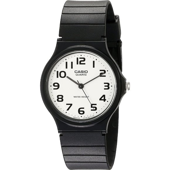 Casio Men's MQ24-7B2 Analog Watch with Black Resin Band - Picture 1 of 8